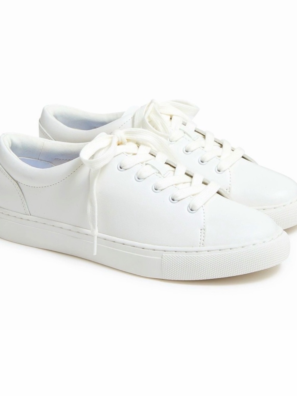 J. Crew Roadtrip Classic White Women's Leather Sneakers Size 9